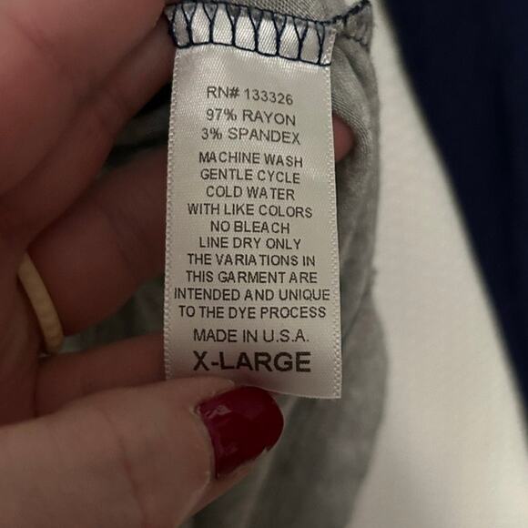 Penn State Nittany Lion Original Retro Brand Gray Long Sleeve Raglan T Shirt XL - Picture 6 of 9